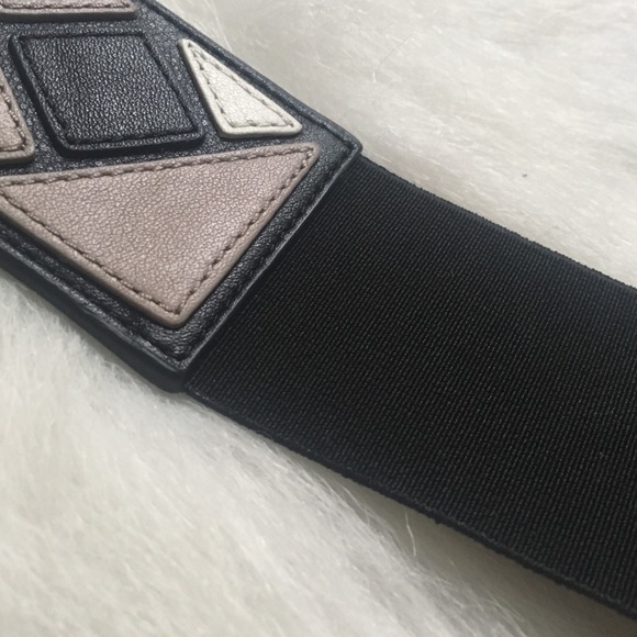 Tory Burch Elastic Geometry Belt, Size Medium main image 6